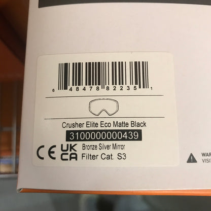 Spy Optic Crusher Elite Eco Ski Goggles - Matte Black