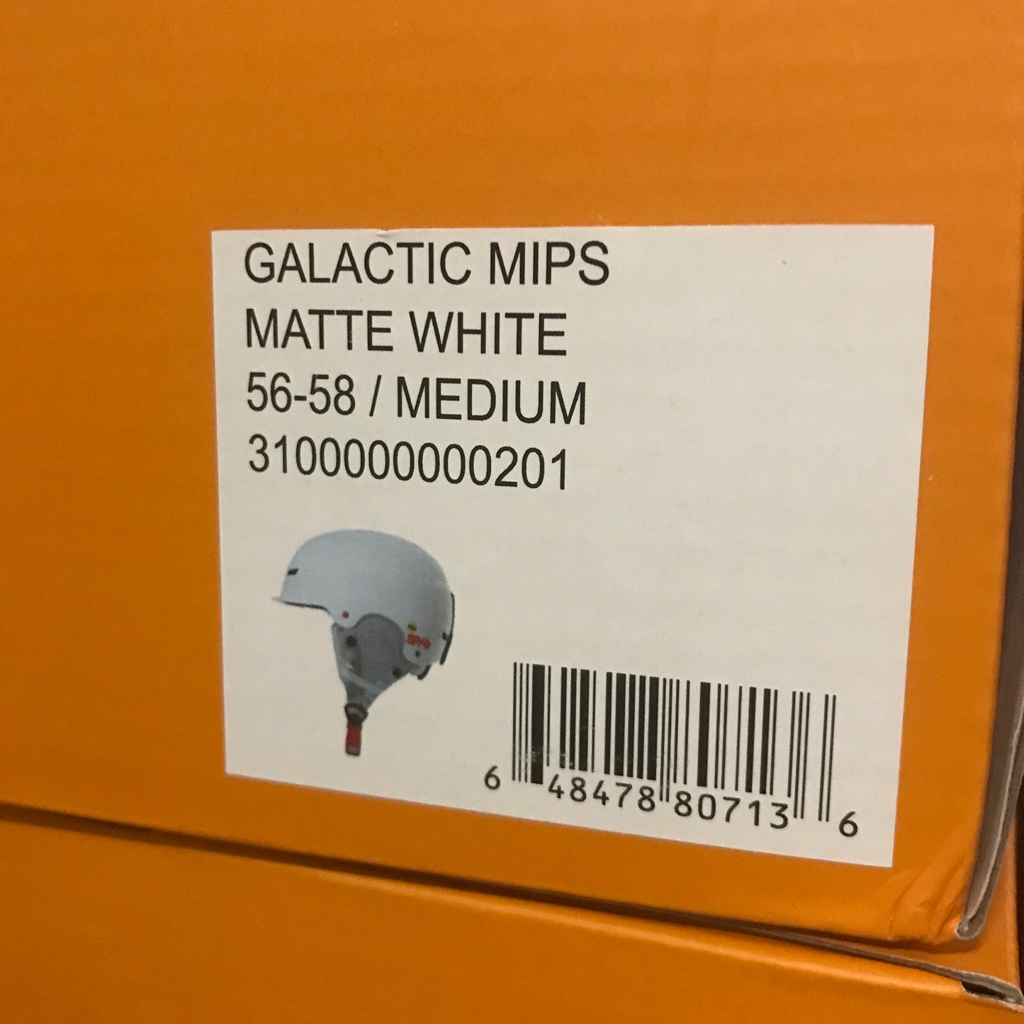 Spy Optic Galactic Mips Snow Helmet - Matte White