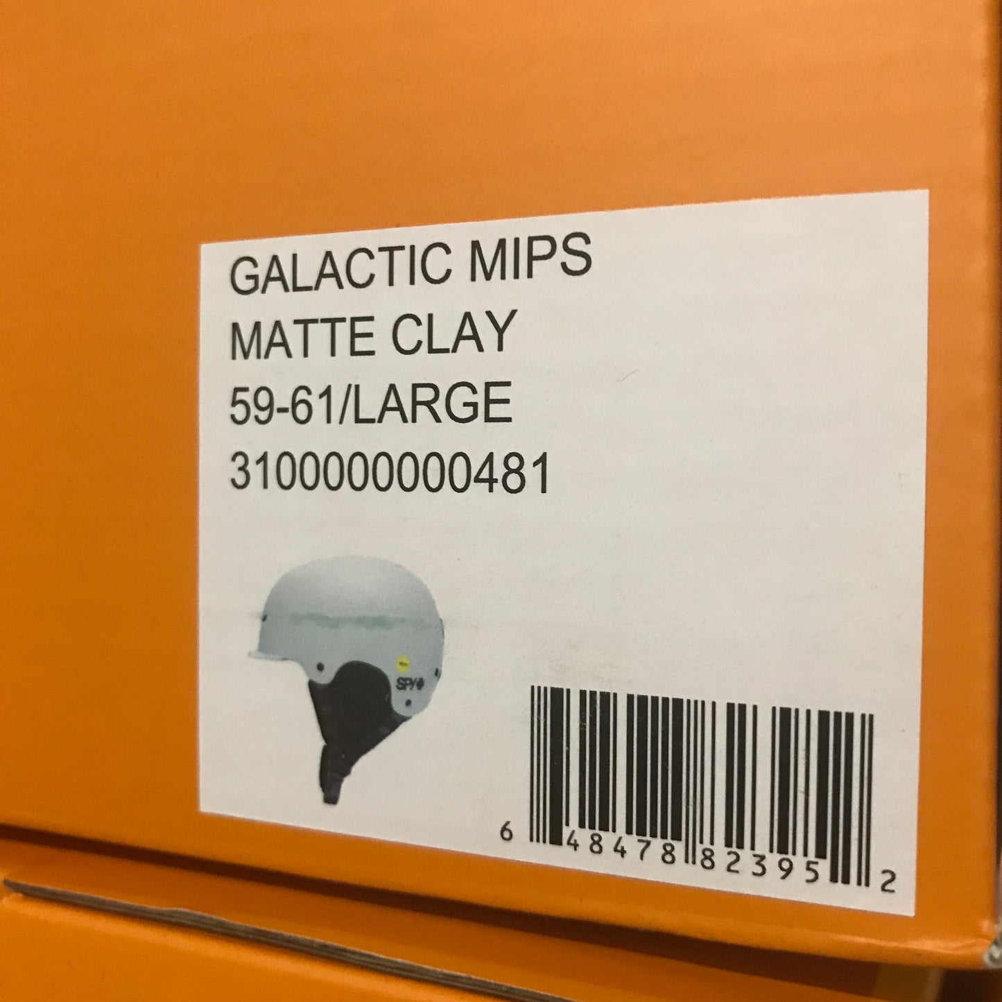 Spy Optic Galactic Mips Snow Helmet - Matte Clay
