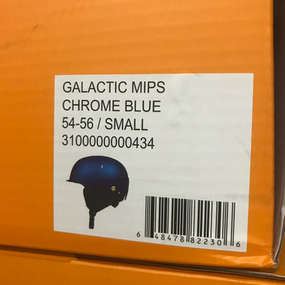 Spy Optic Galactic Mips Snow Helmet - Chrome Blue