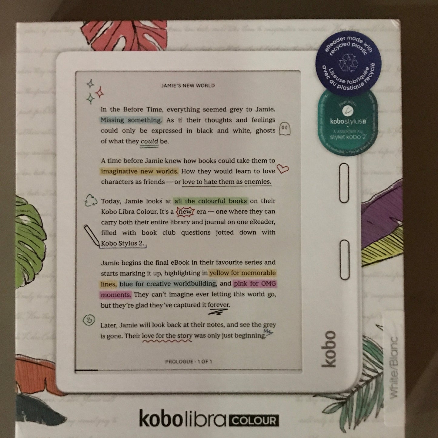Kobo Libra Colour eReader - White