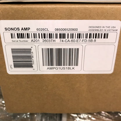 Sonos Amp: The Wireless Streaming Speaker Amplifier - Black