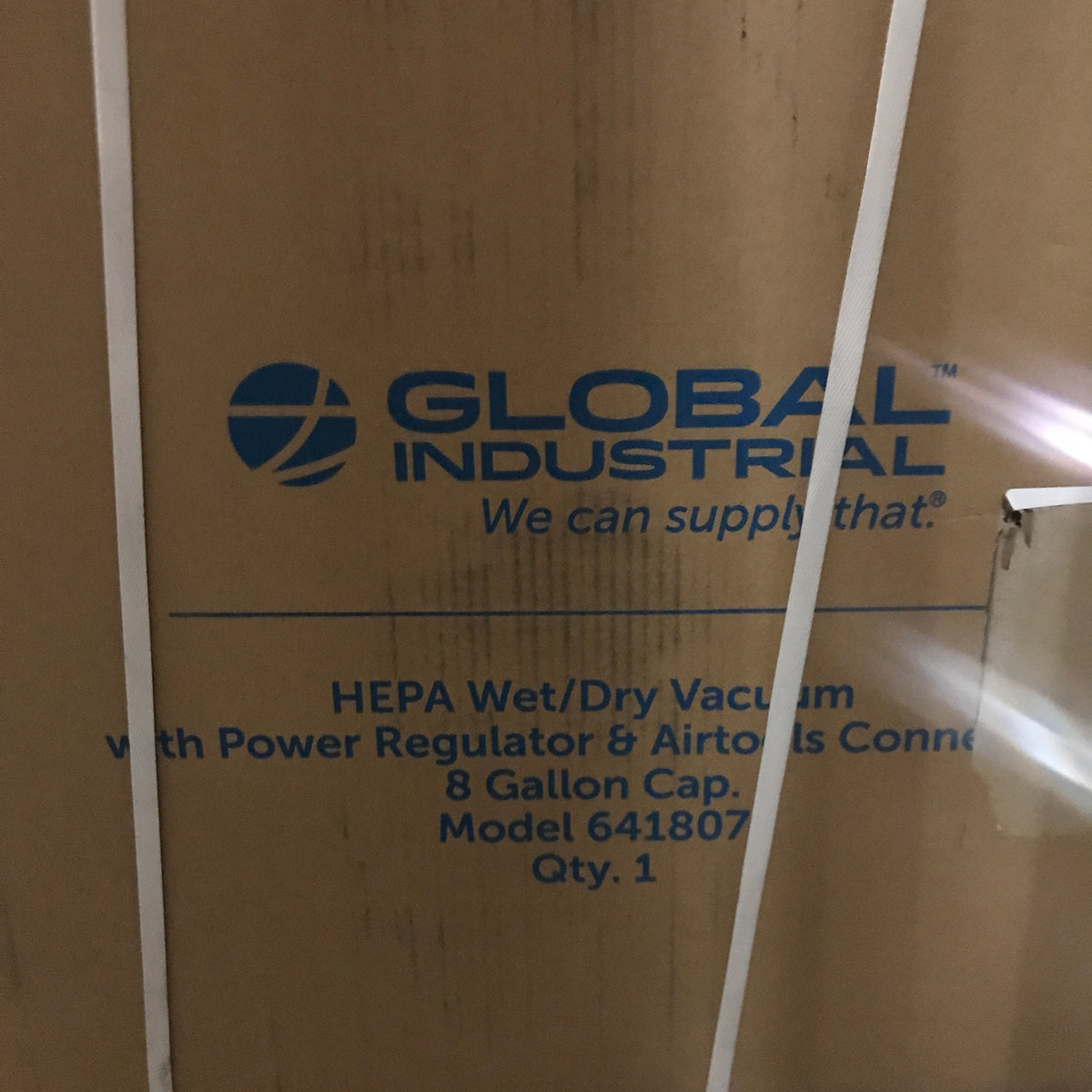 Global Industrial Commercial HEPA Wet/Dry Mobile Vacuum with Power
