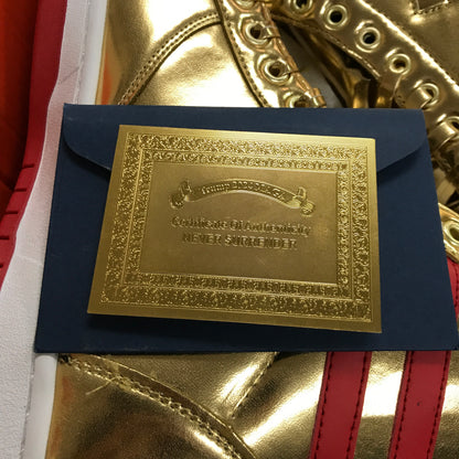 Donald Trump Gold Shoes 2024 Never Surrender High Top Sneaker