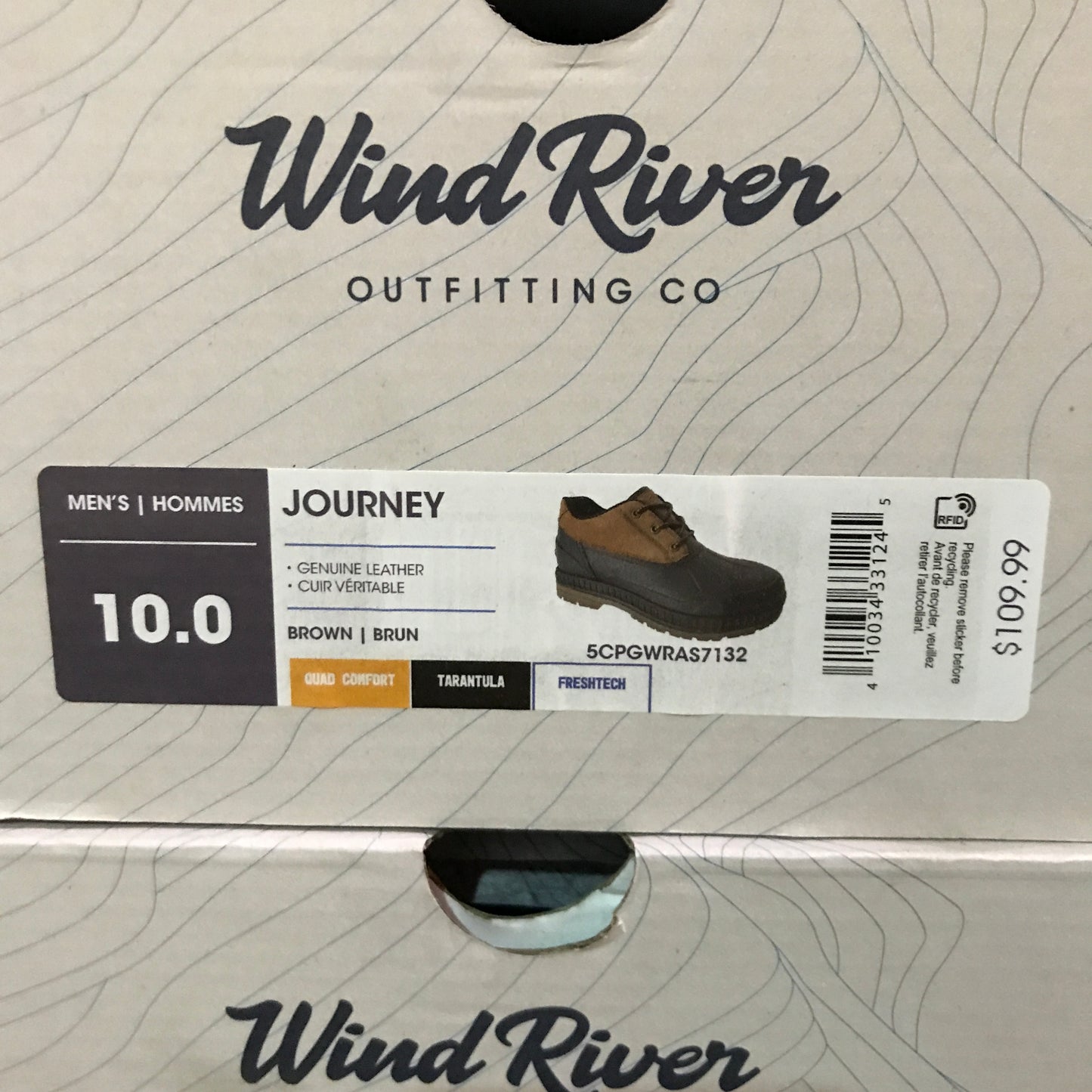 WindRiver Men's Journey Waterproof Quad Comfort Tarantula Anti Slip Duck Shoes