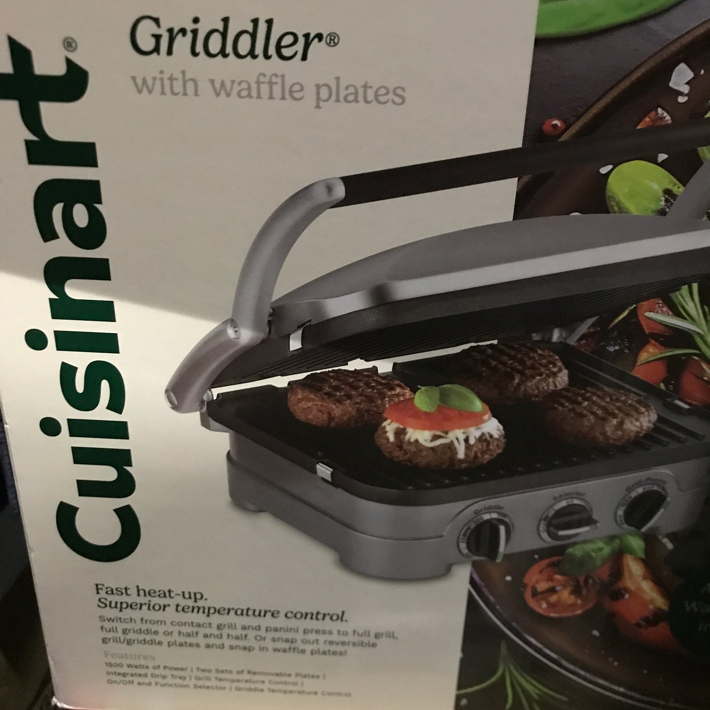 Cuisinart Stainless Steel 5-in-1 Griddler with Waffle Plates