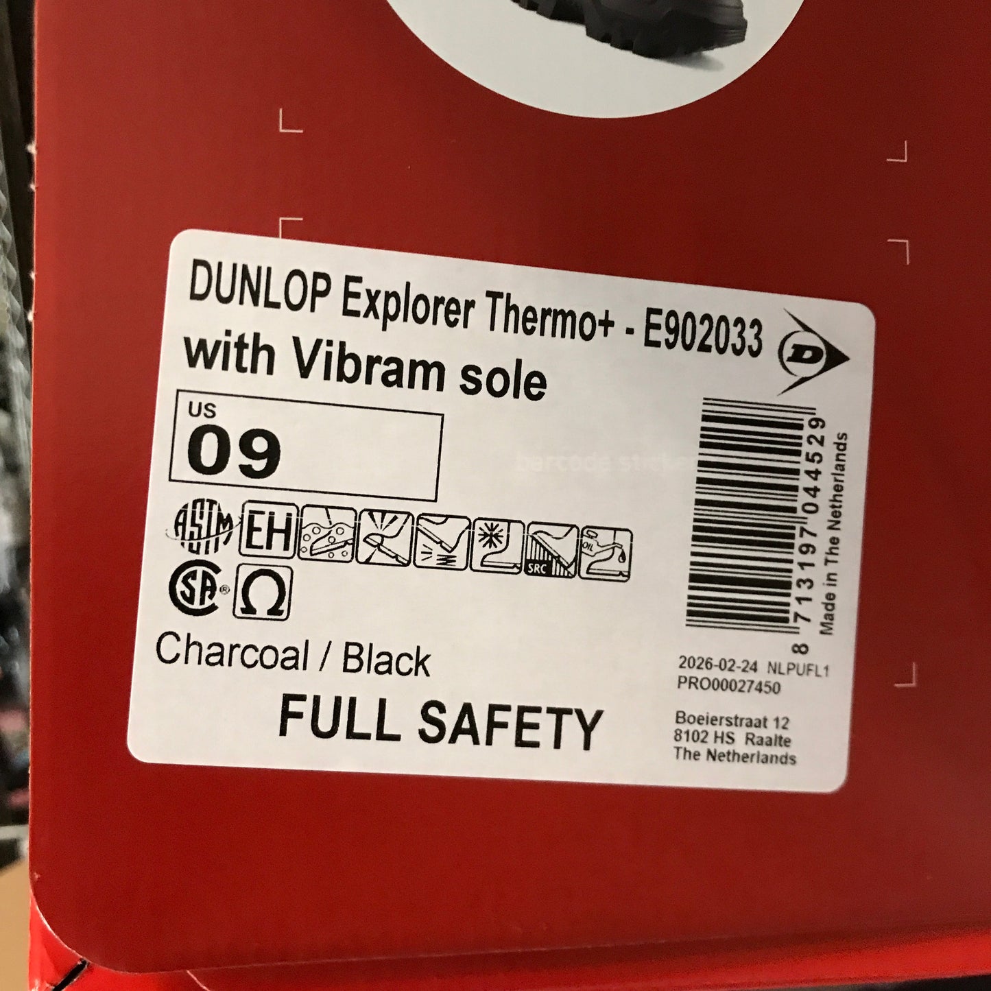 Dunlop Explorer Full Safety with Vibram Sole