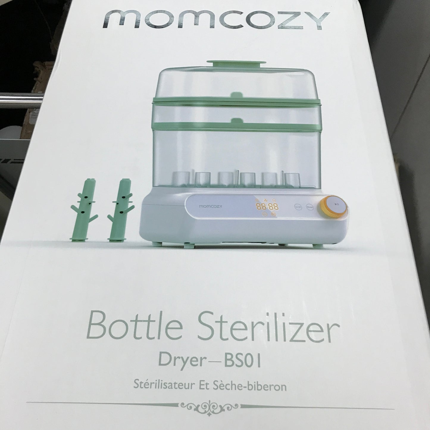 Momcozy 3 Layers Large Bottle Sterilizer and Dryer