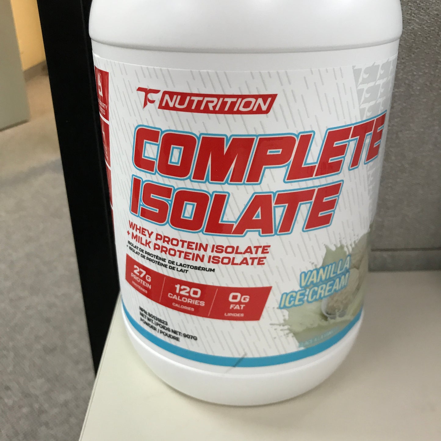 T-Nutrition Complete Isolate 2lb Protein Powder - Vanilla Ice Cream (2 Pack)
