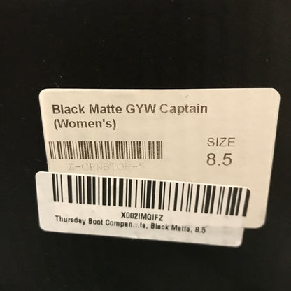 Thursday Boot Co. Captain Boots (Women's) - Black Matte