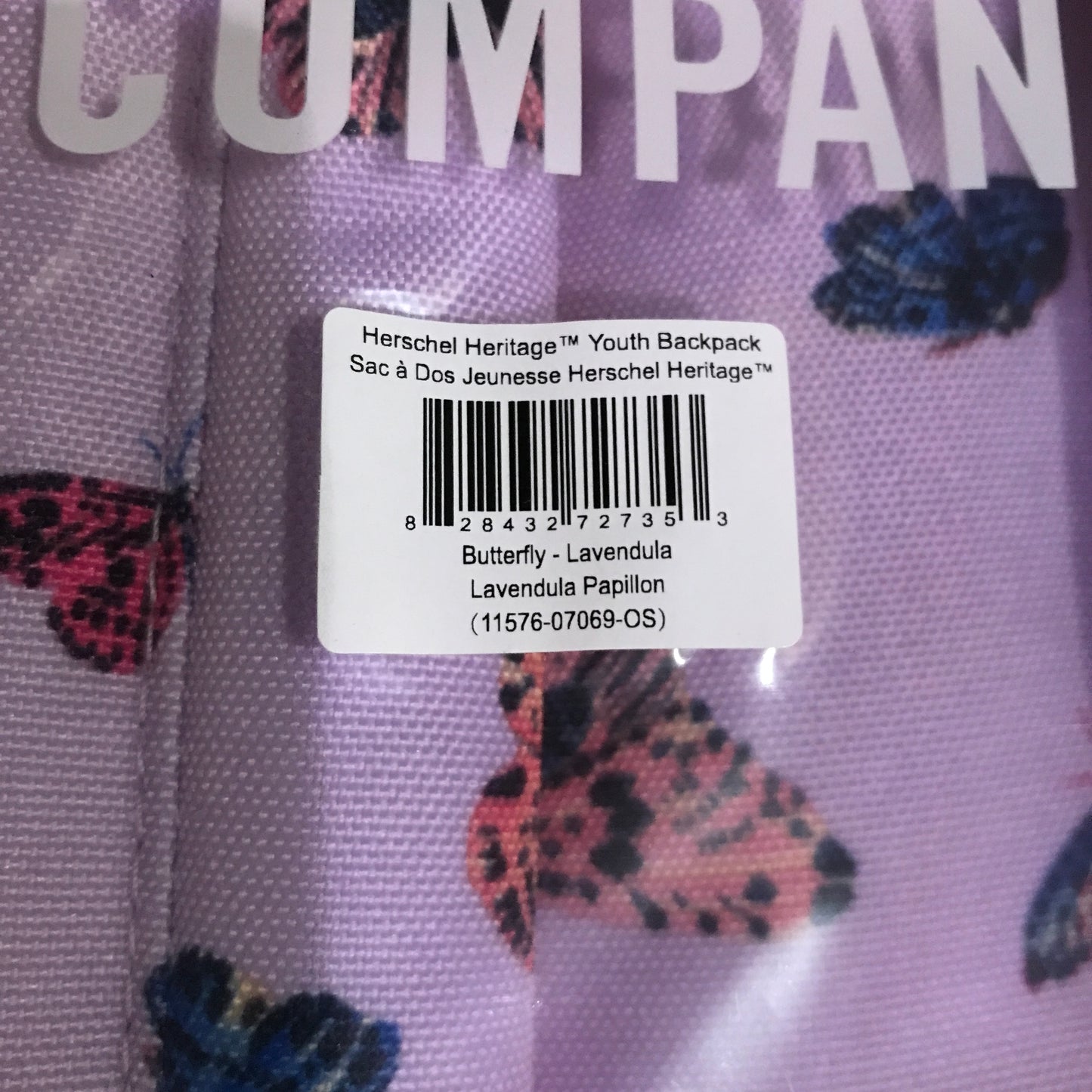 Herschel Supply Co. Heritage Youth 14" Backpack - Butterfly - Lavendula