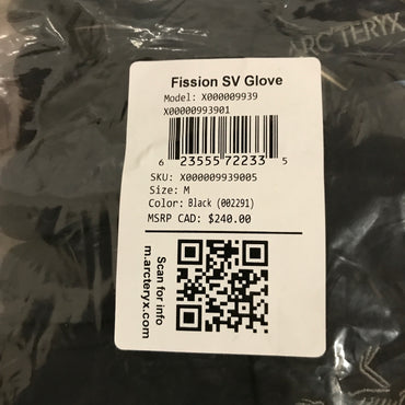 Arc'teryx Fission SV Glove - Black