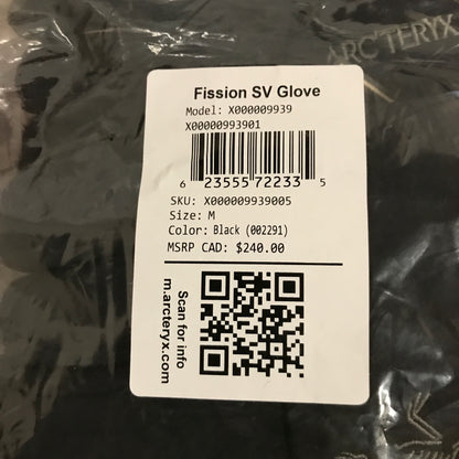 Arc'teryx Fission SV Glove - Black