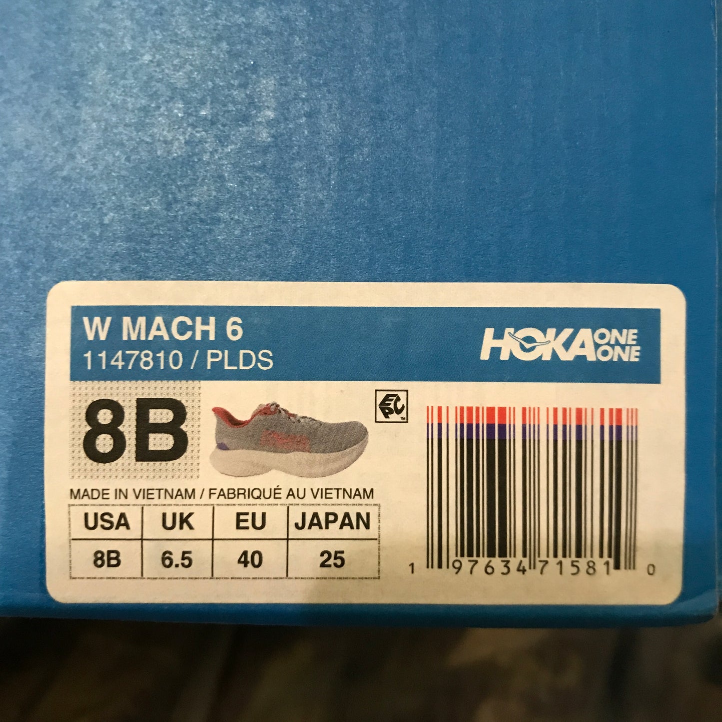 HOKA Women's Mach 6 Running Shoes - Pale Dusk / Gull
