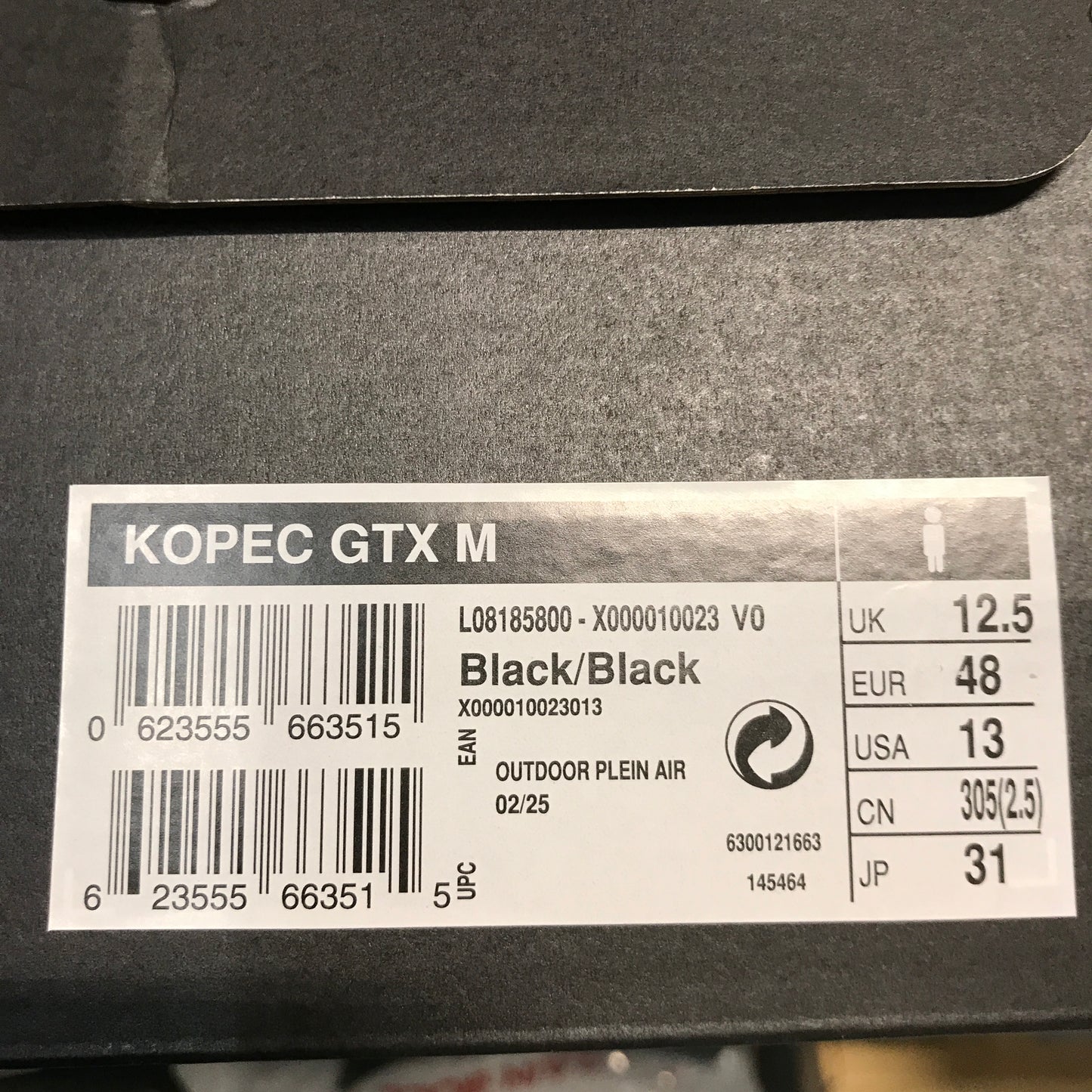 Arc’teryx Men's Kopec GTX Shoe - Black