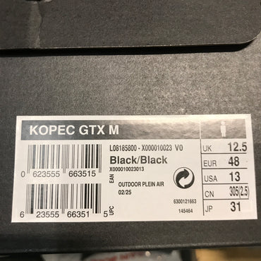 Arc’teryx Men's Kopec GTX Shoe - Black
