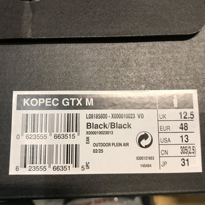 Arc’teryx Men's Kopec GTX Shoe - Black