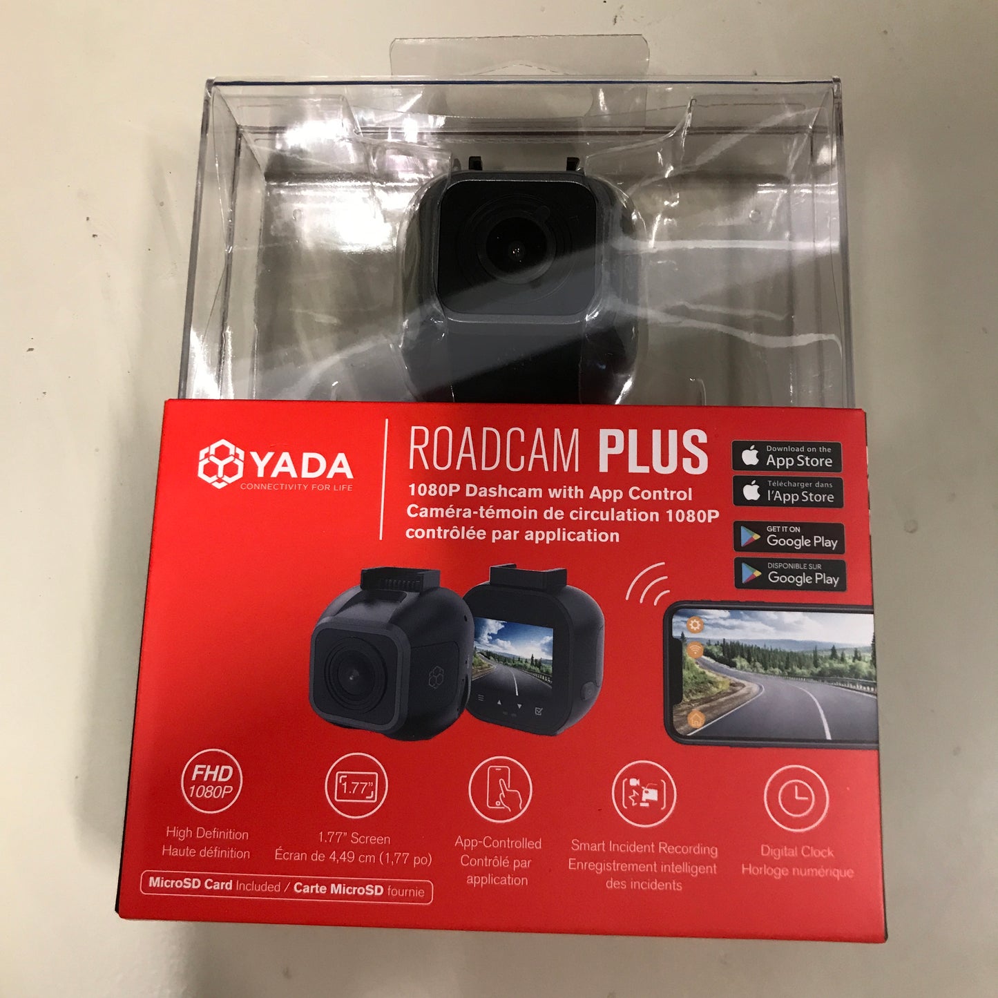 YADA RoadCam Plus 1080P Dash Cam