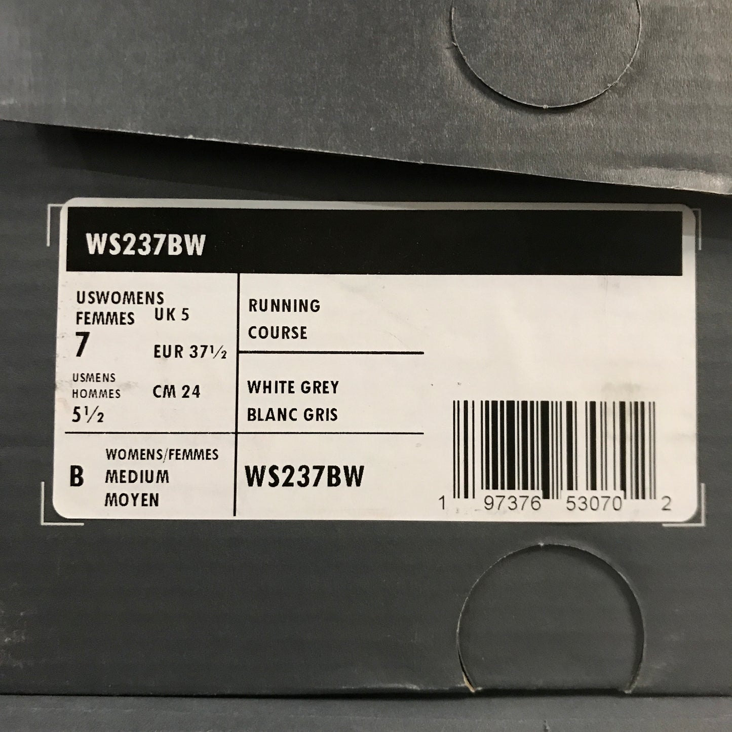New Balance 237 - White Grey