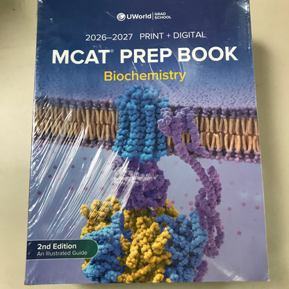UWorld MCAT Prep Books 2026-2027 - Biochemistry / Organic Chemistry / Physics / Behavioral Sciences