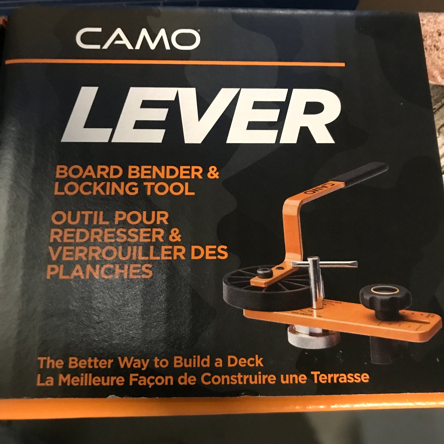 CAMO Lever Deck Board Bending, Straightening and Locking Tool