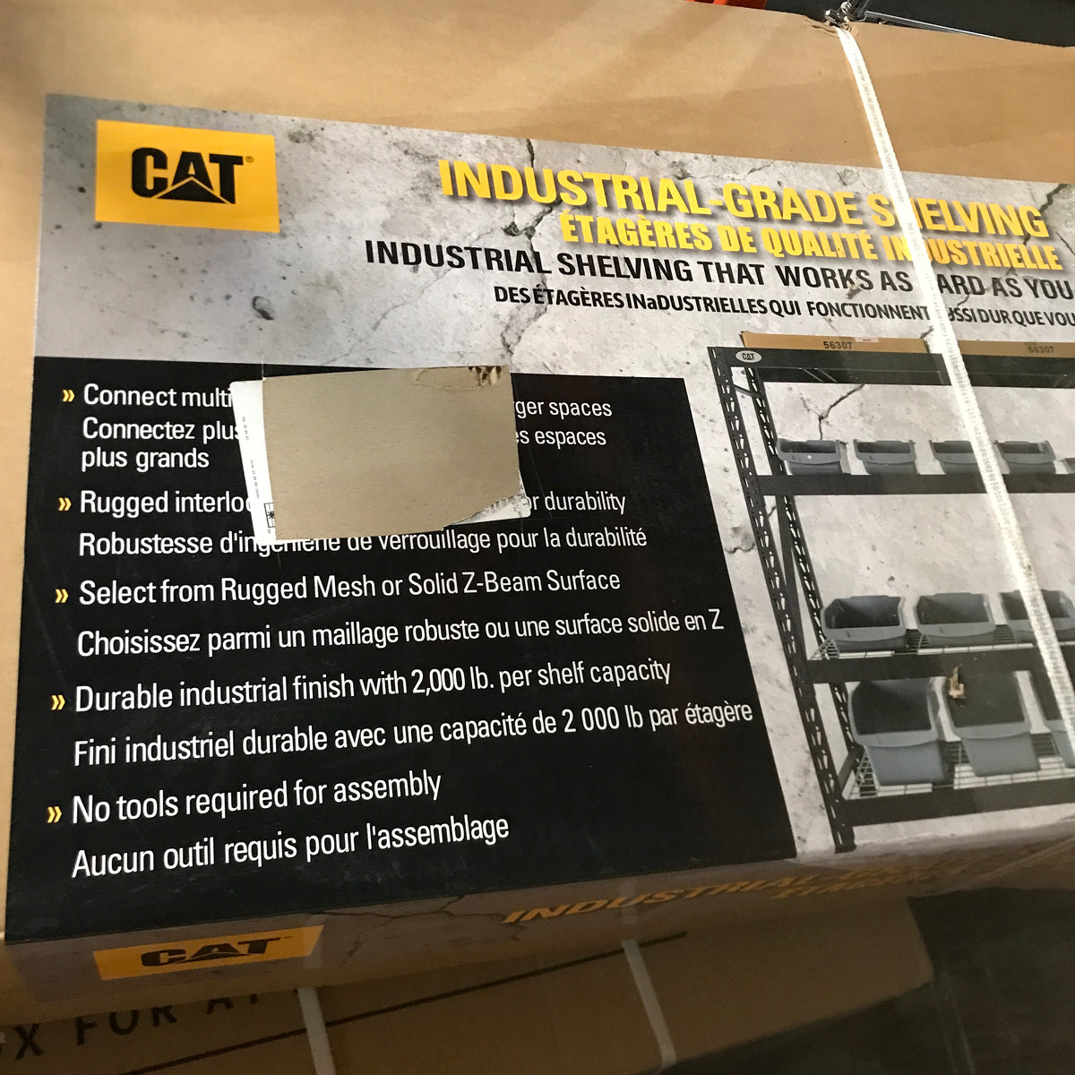 Caterpillar (CAT) CAT INDUSTRIAL Shelving 60" x 24" x 72" - PICK UP ONLY