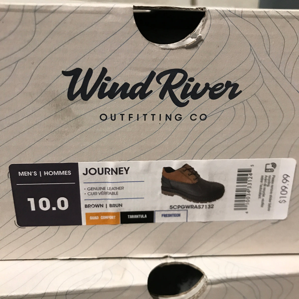 WindRiver Men's Journey Waterproof Duck Shoes - Brown