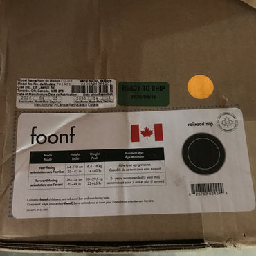 foonf clek Convertible Car Seat - railroad ziip