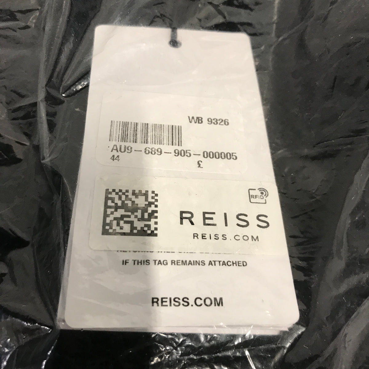 Reiss Club Men's Slim-Fit Double-Breasted Textured Wool-Blend Suit Blazer in Navy