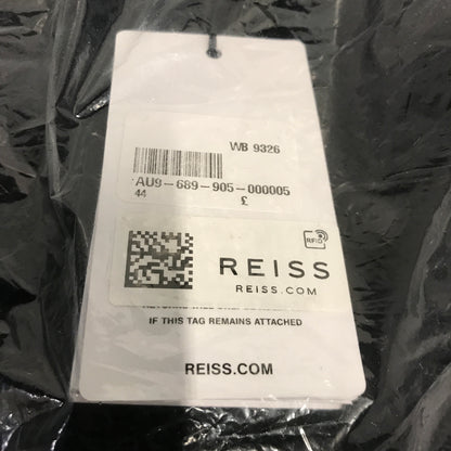 Reiss Club Men's Slim-Fit Double-Breasted Textured Wool-Blend Suit Blazer in Navy
