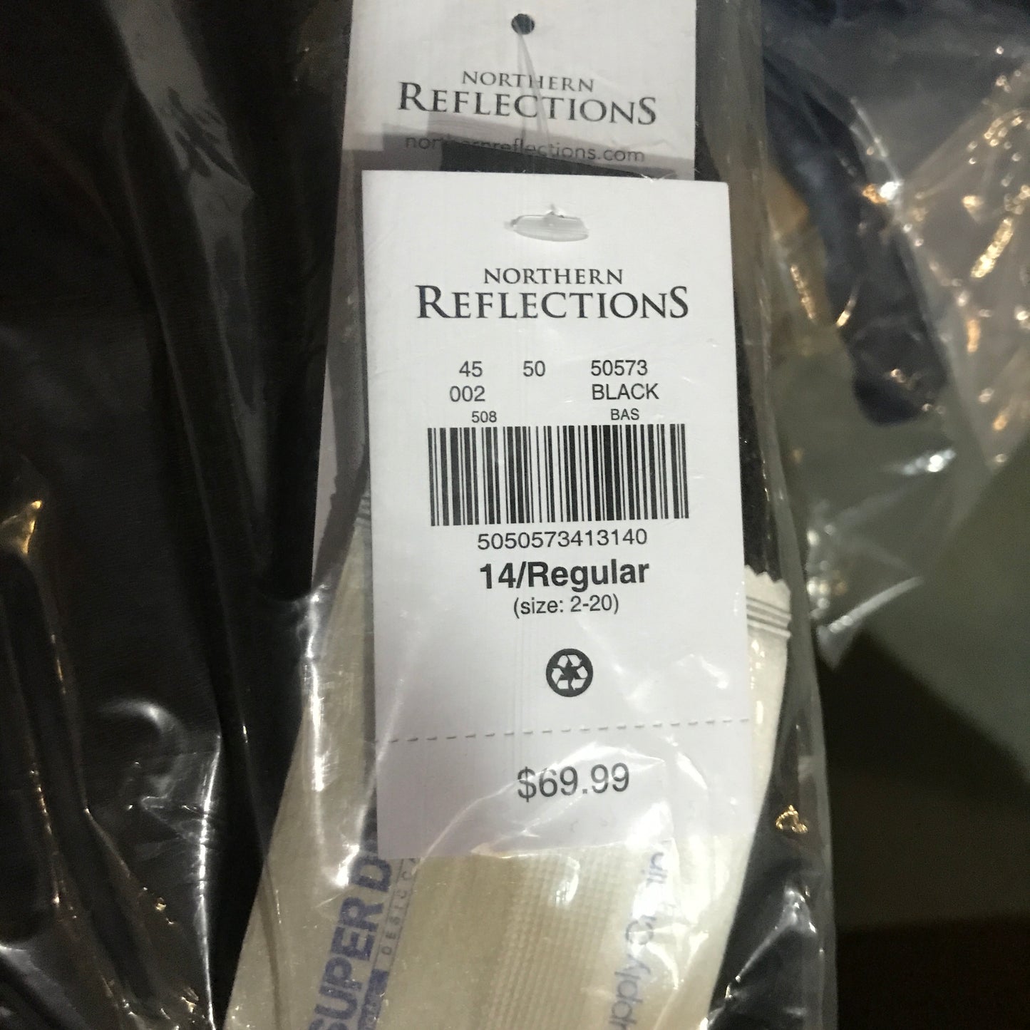 Northern Reflections Basic Essential Slim Black Jean