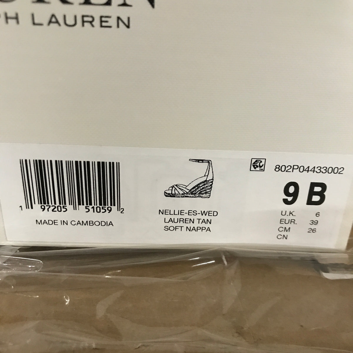 Ralph Lauren Nellie Nappa Leather Espadrille - Lauren Tan