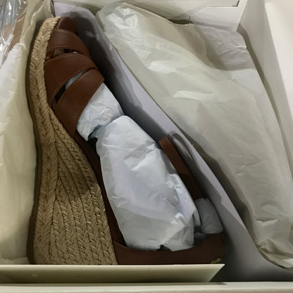 Ralph Lauren Nellie Nappa Leather Espadrille - Lauren Tan