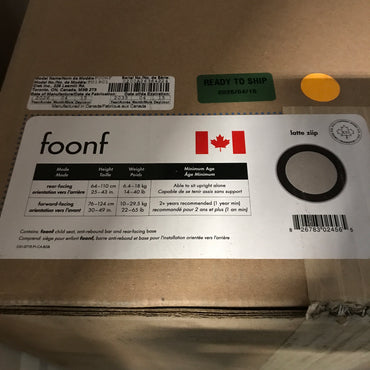 foonf clek Convertible Car Seat - latte ziip