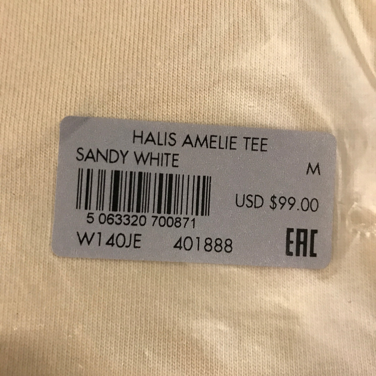 AllSaints Halis Amelie T-Shirt - Sandy White