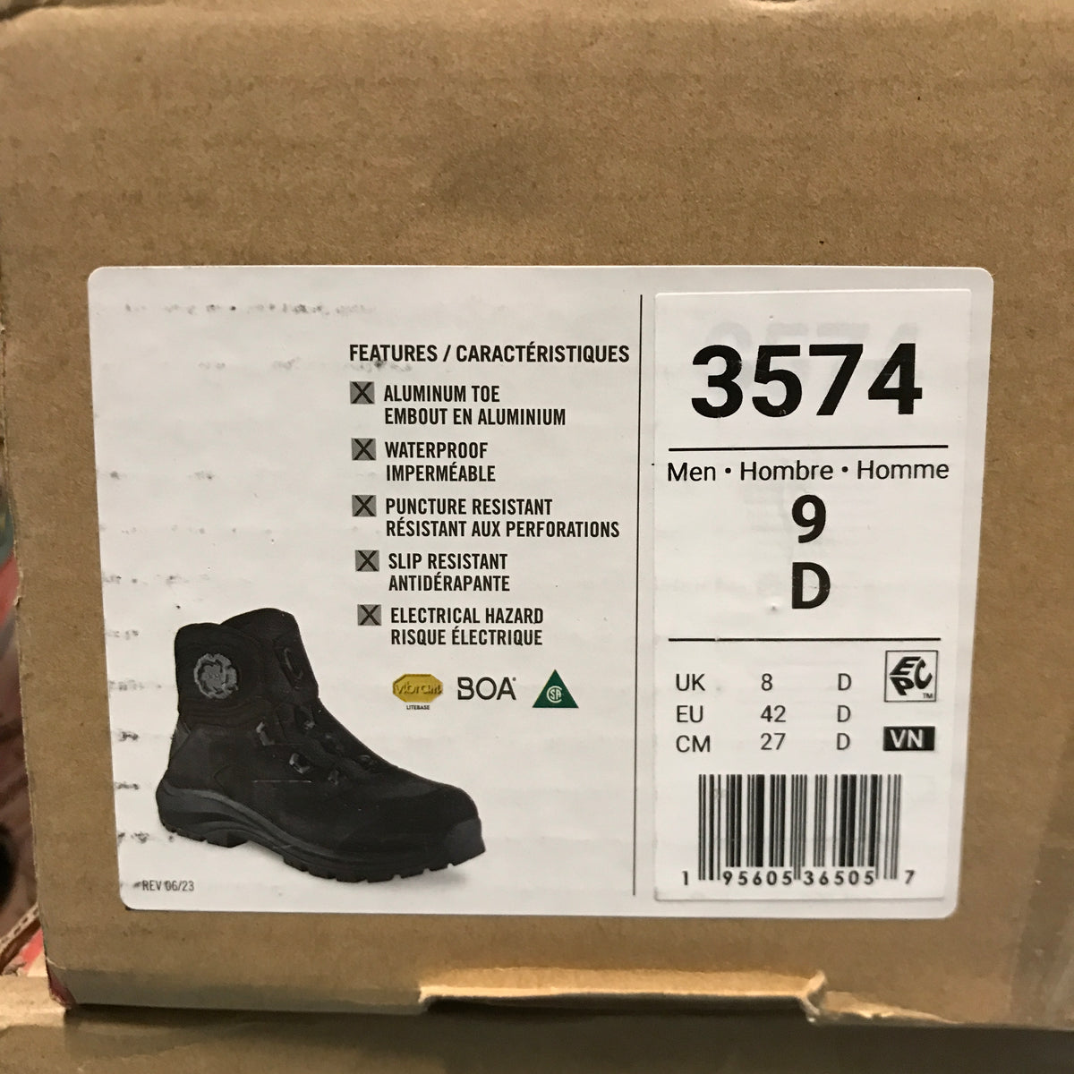 Red Wing Men's 6-inch Waterproof, CSA Safety Toe Boot