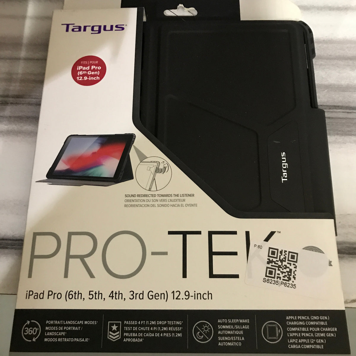 Targus Pro-Tek Rotating Case for iPad Pro (6th, 5th, 4th, 3rd Gen) 12.9-inch