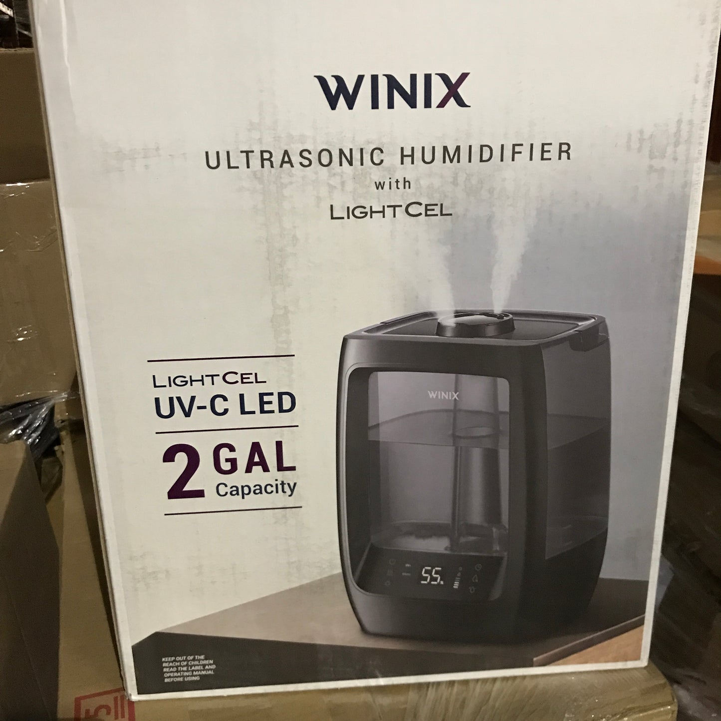 Winix L200 2 Gallon Ultrasonic Humidifier with LightCel Technology