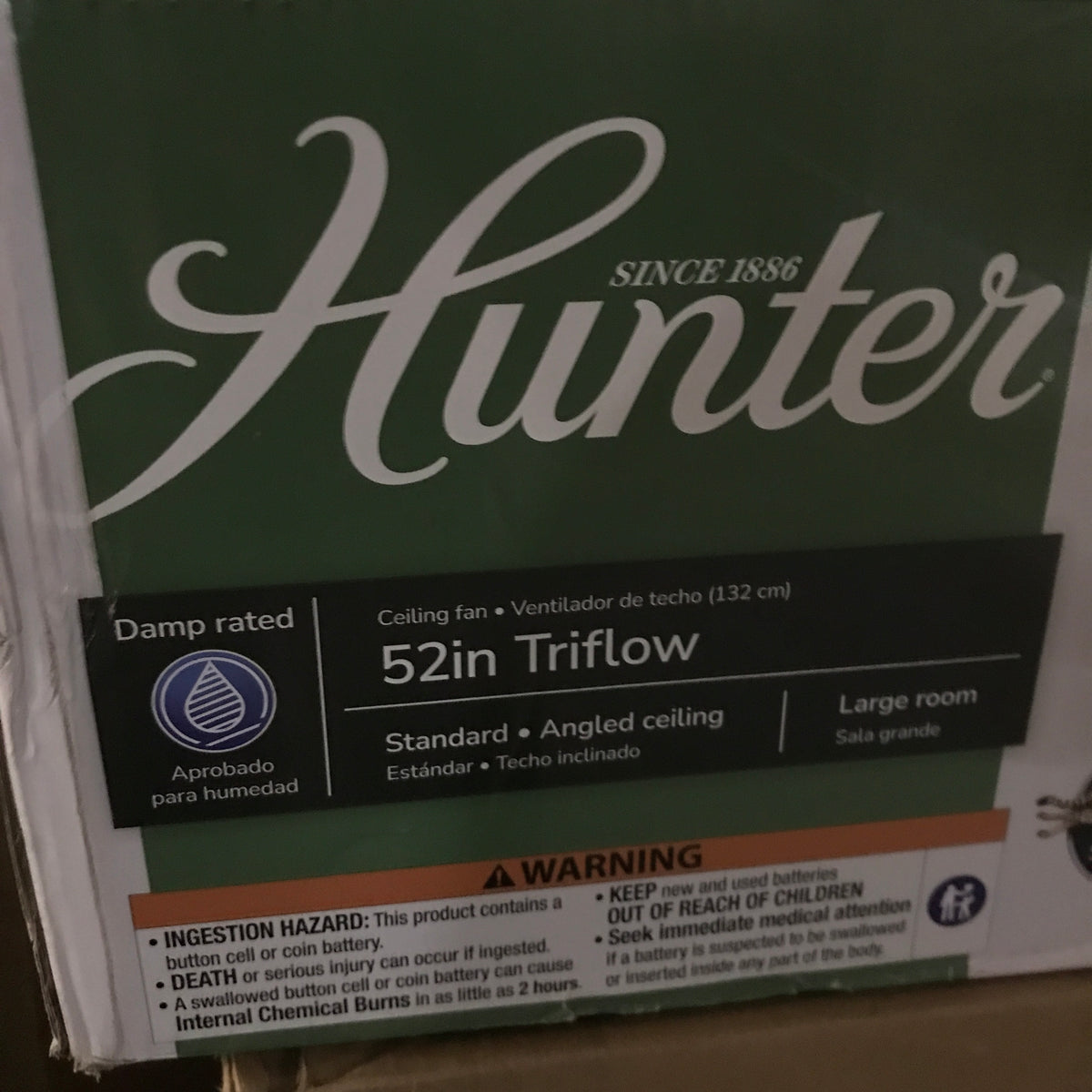 Hunter Fan Triflow 52 in. Indoor/Outdoor Ceiling Fan