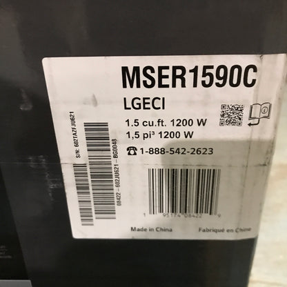 LG 1.5 cu ft. Countertop Microwave (MSER1590C)