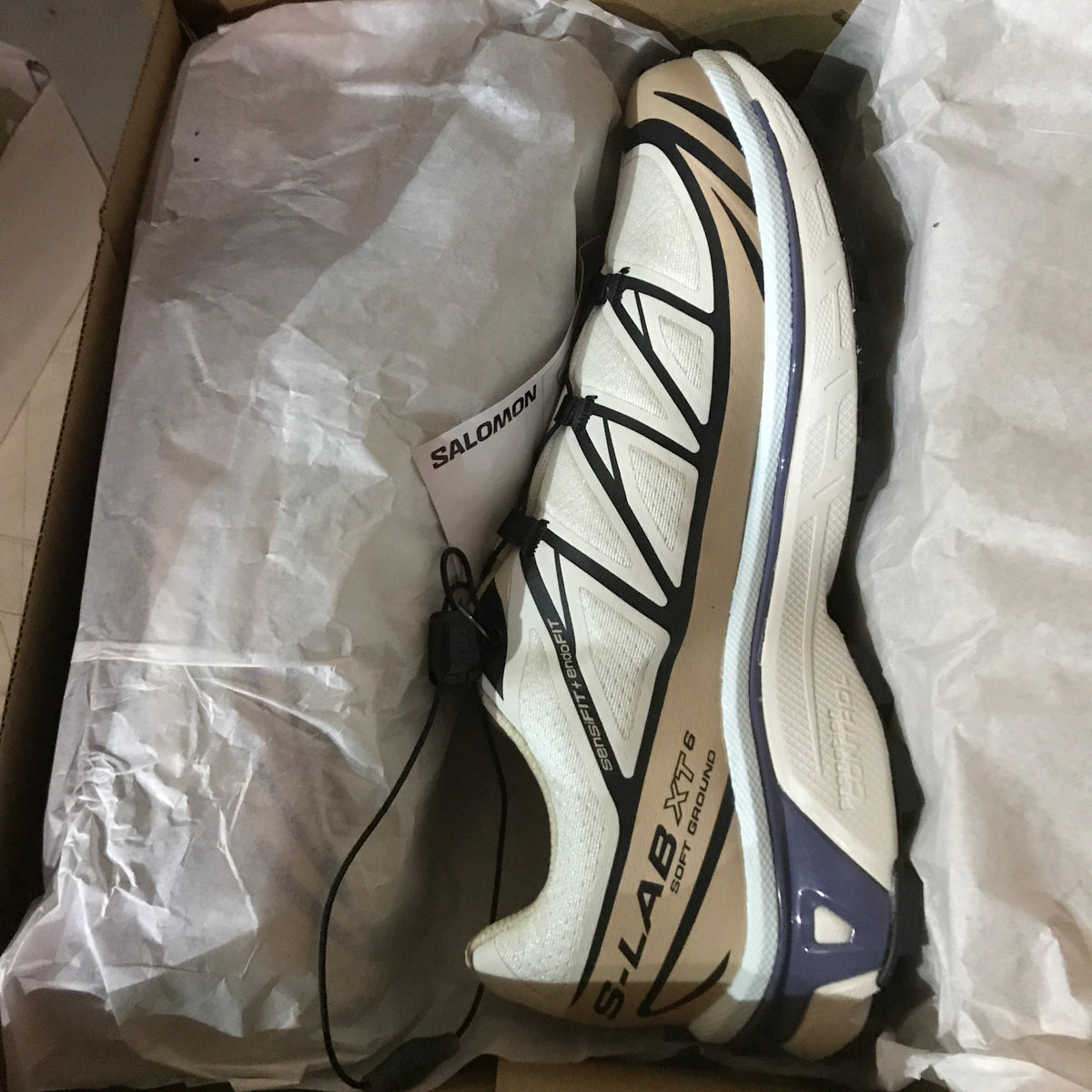 Salomon Unisex XT-6 GORE-TEX Sneakers - Vanilla Ice / Oxford Tan / Heron