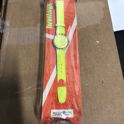 Swatch 1998 Avantage Tennis Ball Watch - Yellow