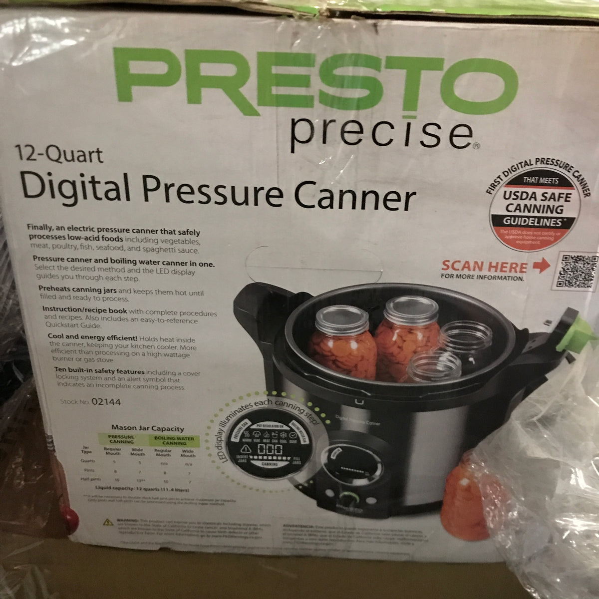 Presto 12 Qt Electric Pressure Canner
