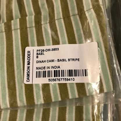 Damson Madder Dinah Cami - Green Stripe
