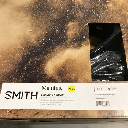 Smith Mainline MIPS Helmet - White / Black
