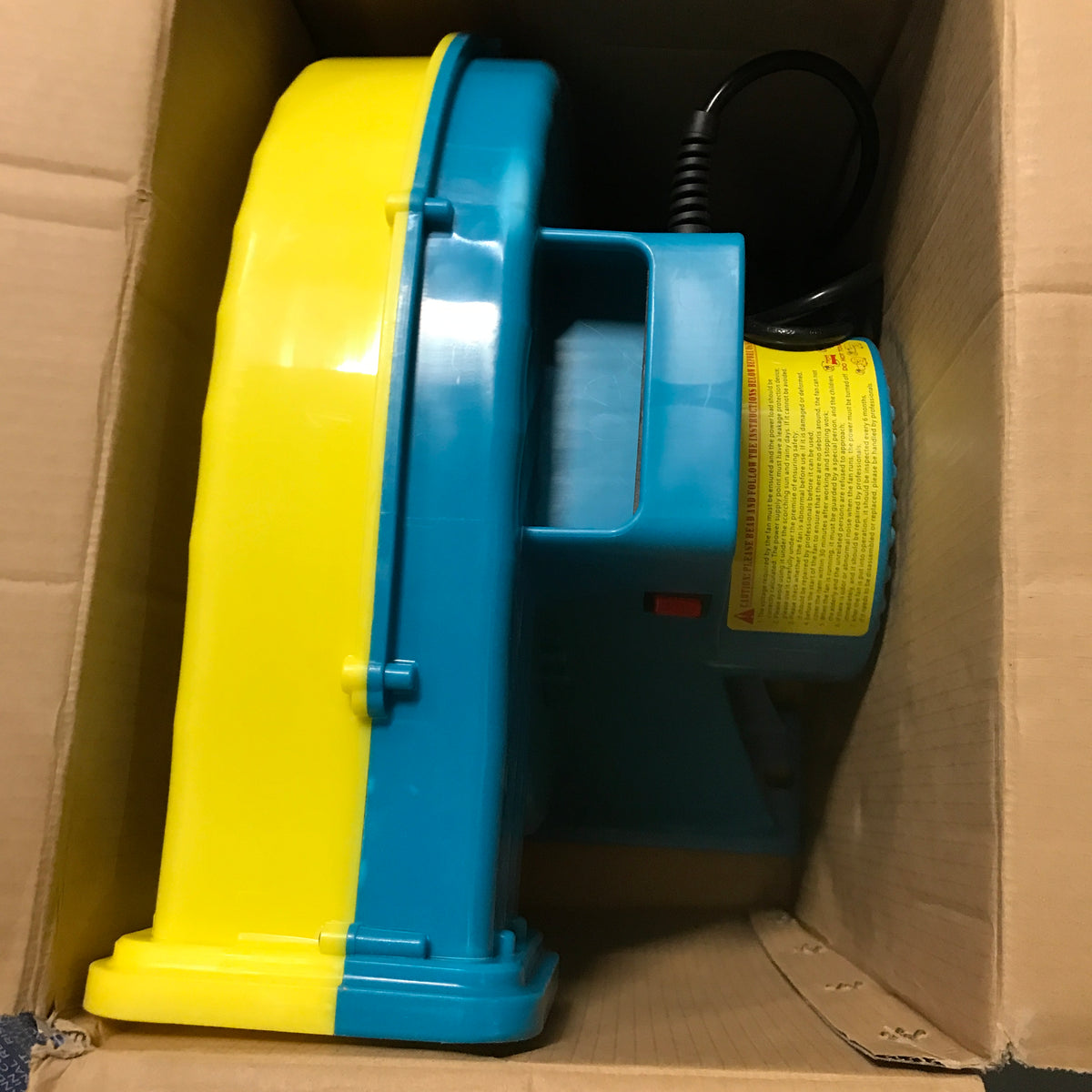 Air Blower Pump Fan 115V/60Hz - Yellow / Blue (SL-1100)