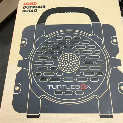 Turtlebox Cub Outdoor Bluetooth Speaker - Gray