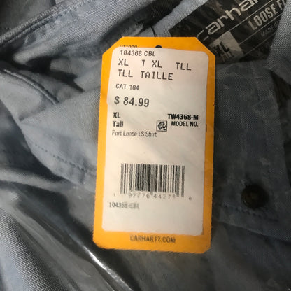 Carhartt Fort Loose SS Shirt - Denim Blue Chambray