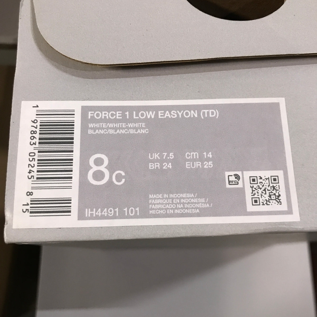 Nike Air Force 1 Easy On (TD) - White
