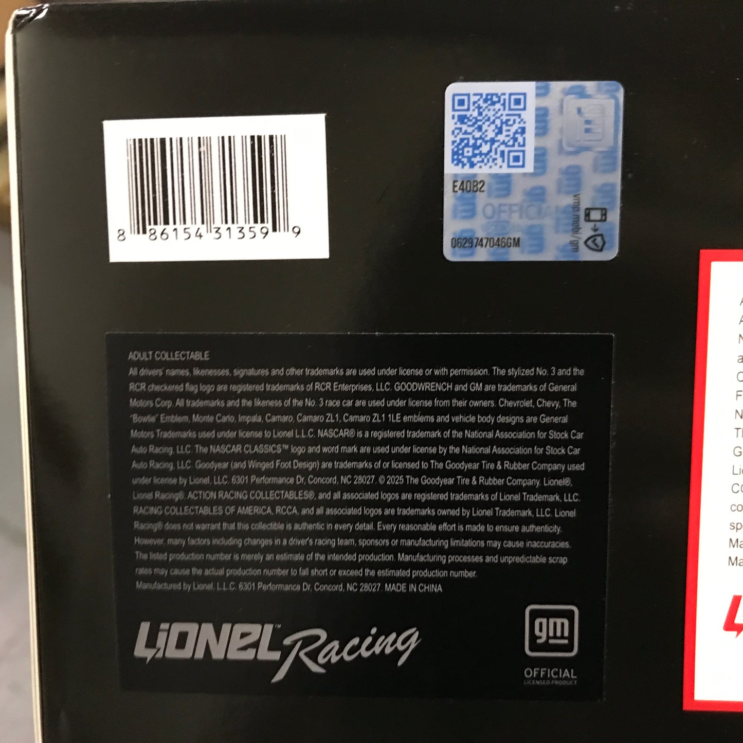 Action Richard Childress Racing 1988 GM Goodwrench Unveil Nascar Diecast 1/24